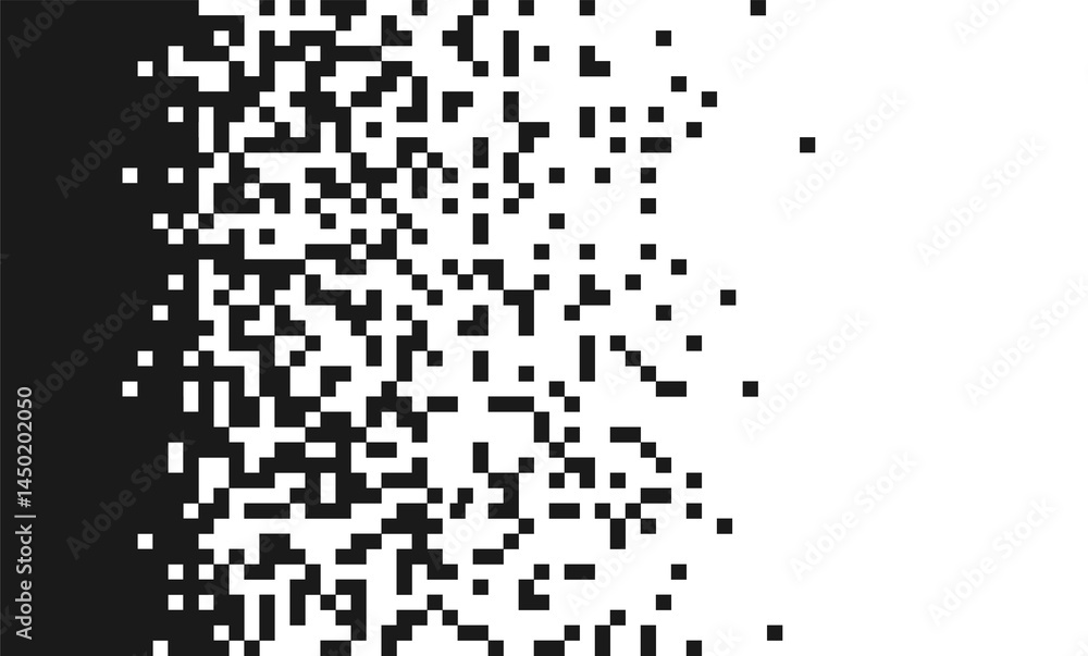 Poster png matrix technology electronic image pixel template gradient square press bit computer vertical mo