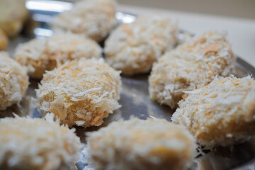 生パン粉を使って作った自家製コロッケ