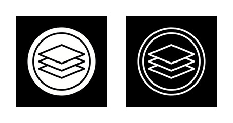Fototapeta premium Layers Icon Design