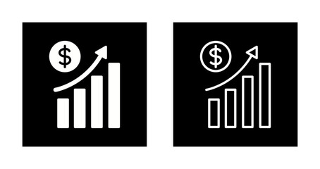 Financial Analytics Icon Design