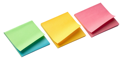 Colorful Sticky Notes Set Perfect for Organization and Reminders