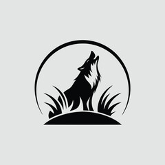 "Wolf Silhouette Vector Collection Featuring Howling, Tribal, and Wilderness Scenes for Logos, Tattoos, and Outdoor Art"