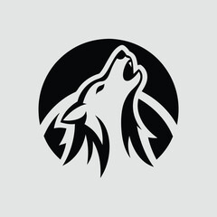 "Wolf Silhouette Vector Collection Featuring Howling, Tribal, and Wilderness Scenes for Logos, Tattoos, and Outdoor Art"
