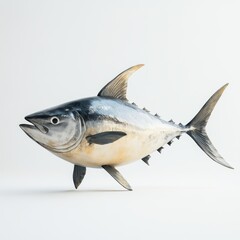 Naklejka premium Yellowfin Tuna Ocean Fish Commercial Species