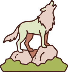 "Wolf Silhouette Vector Collection Featuring Howling, Tribal, and Wilderness Scenes for Logos, Tattoos, and Outdoor Art"