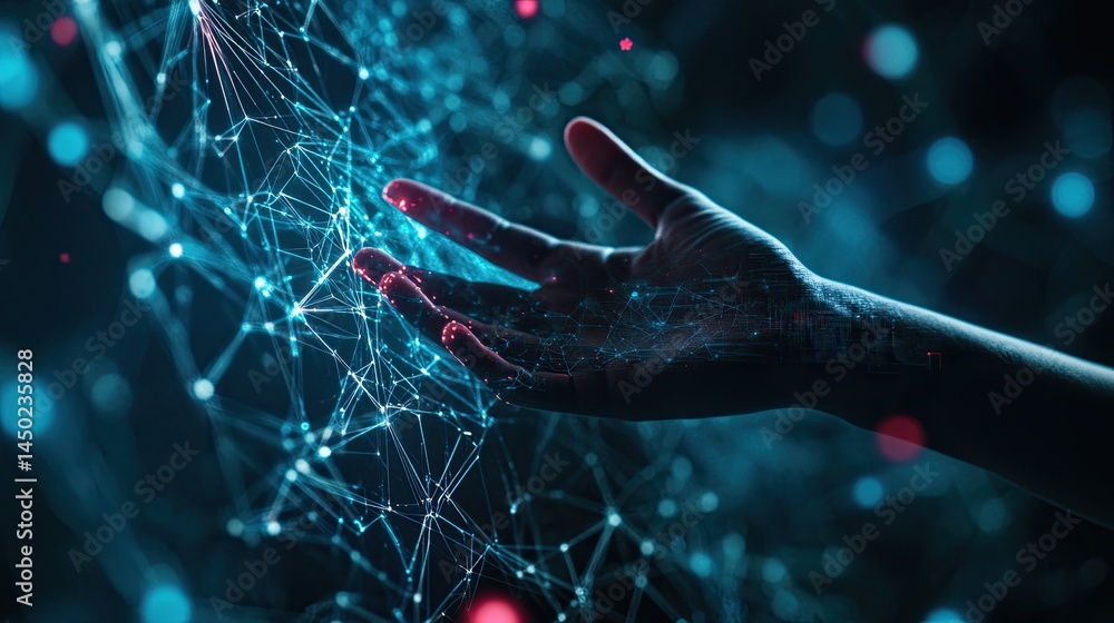 Poster illuminating innovation: a digital plexus converging on human touch and data