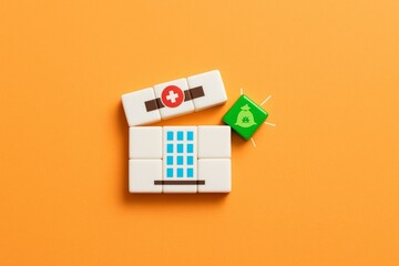 Hospital Building Blocks Healthcare Investment Finance Medical Funding Business Healthcare Funding Strategy Medical Investment Concept Hospital Funding Budget Healthcare Finance Medical Expenses      