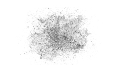 White Dusty Paper Background. Grunge Dust Texture