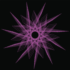 Abstract background with a glowing lights effect