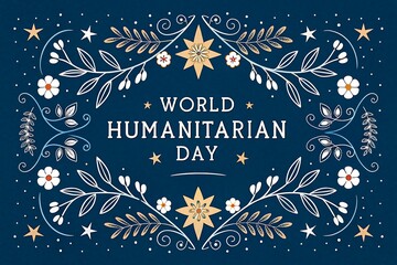 Celebrate World Humanitarian Day with Floral Design and Stars