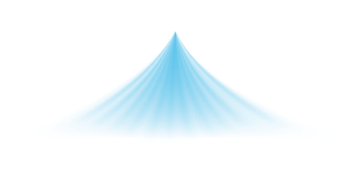 Soft Wind or Vapor Stream from Device Transparent Air Movement PNG for Clean and Fresh Concepts