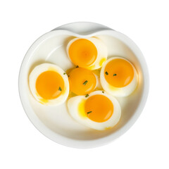 fried egg isolated on transparent background 