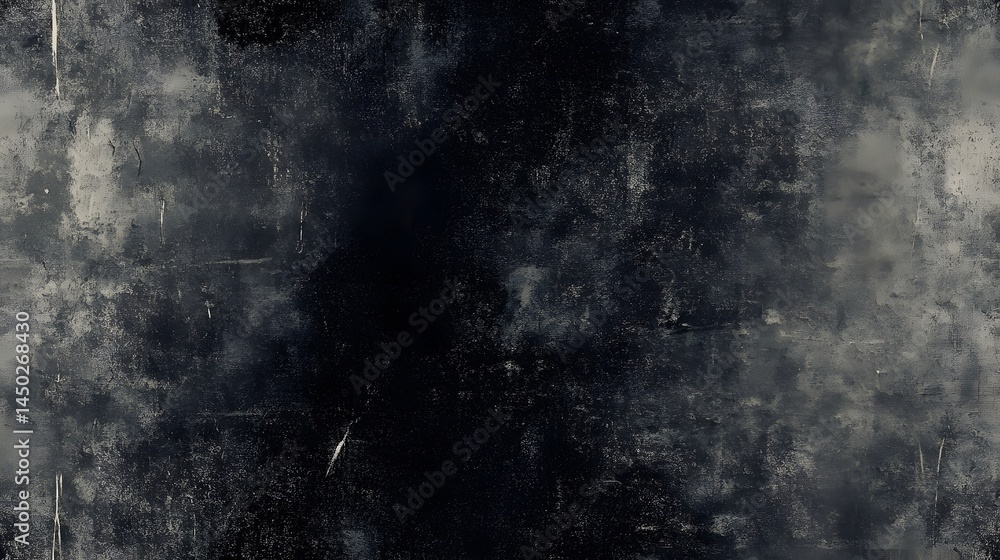 Poster dark, textured surface with muted tones and distressed patterns.