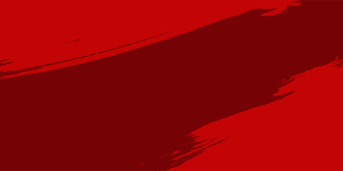 Red Abstract Brush Background with Sporty Style and Halftone Effect. Brush Stroke Illustration for Banner, Poster, or Sports Background