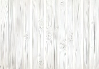 Obraz premium White wooden planks vertically arranged with visible natural knots and wood grain texture.