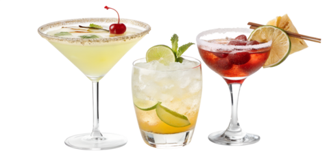 scorpion salty dog appletini golden dream cocktail isolated on white background png