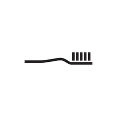 Toothbrush icon or logo isolated sign symbol vector illustration.