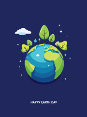 Fototapeta premium earth vector illustration