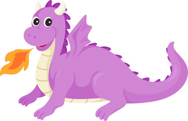 illustration dragon fairy tale