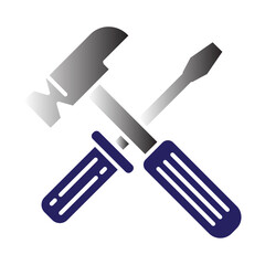 hammer and screwdriver