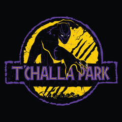 wild panther park emblem logo.eps