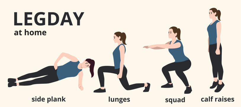 legday fitness woman