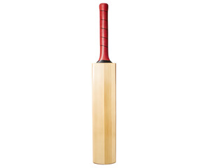 A cricket bat is a piece of sports isolated on white background PNG