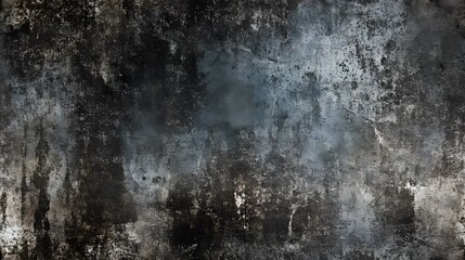 Fototapeta premium A textured surface with various shades of dark gray and black.