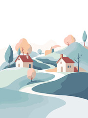 house in the mountains