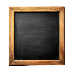 A blank chalkboard in a wooden frame, ready for your message