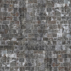 Seamless Medieval Castle Stone Wall Texture

