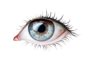 eye images isolated on white background PNG