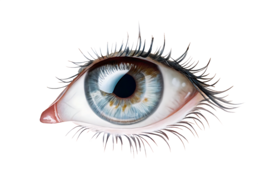 eye images isolated on white background PNG