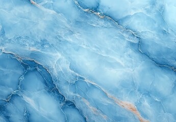Obraz premium Blue-white intertwined marble-like texture with flowing mineral patterns.