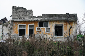 Damaged building in Antakya, Hatay after 6 February 2023 Earthquakes