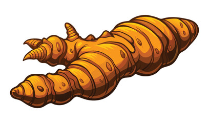 Naklejka premium croissant isolated on white