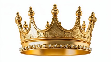 Ornate gold crown with intricate details