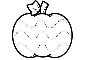 Pumpkin Tracing Lines 