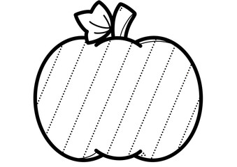 Pumpkin Tracing Lines 