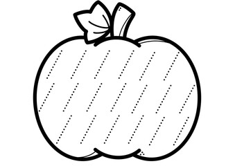 Pumpkin Tracing Lines 