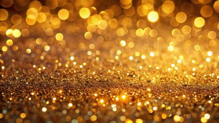 Luxurious metallic gold glitter background with subtle shine and reflections, resembling a treasure trove of precious metal , gold