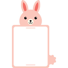 Obraz premium Animal Text Box Illustration