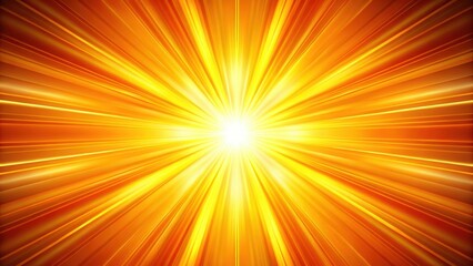 Obraz premium Bright yellow and orange abstract background with a vibrant starburst effect