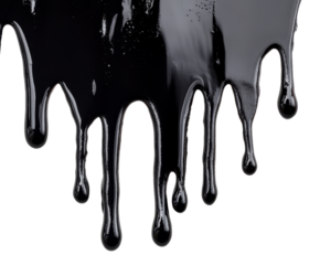Ominous Dripping Black Substance An Abstract Study in Viscosity and Darkness