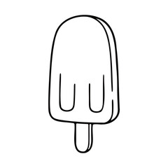 Illustration of a popsicle