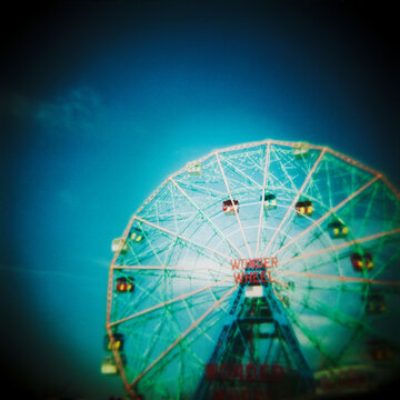 The Coney Island Wonder Wheel, Coney Island, Brooklyn, New York City, United States