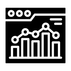 Obraz premium bar chart icon