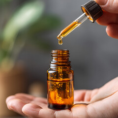 essential oil with rosemary