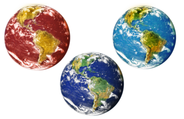 planet earth isolated on transparent background. Elements of this image furnished by NASA