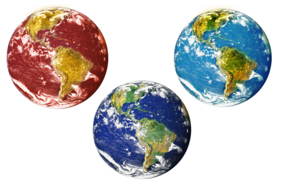 planet earth isolated on transparent background. Elements of this image furnished by NASA - Powered by Adobe